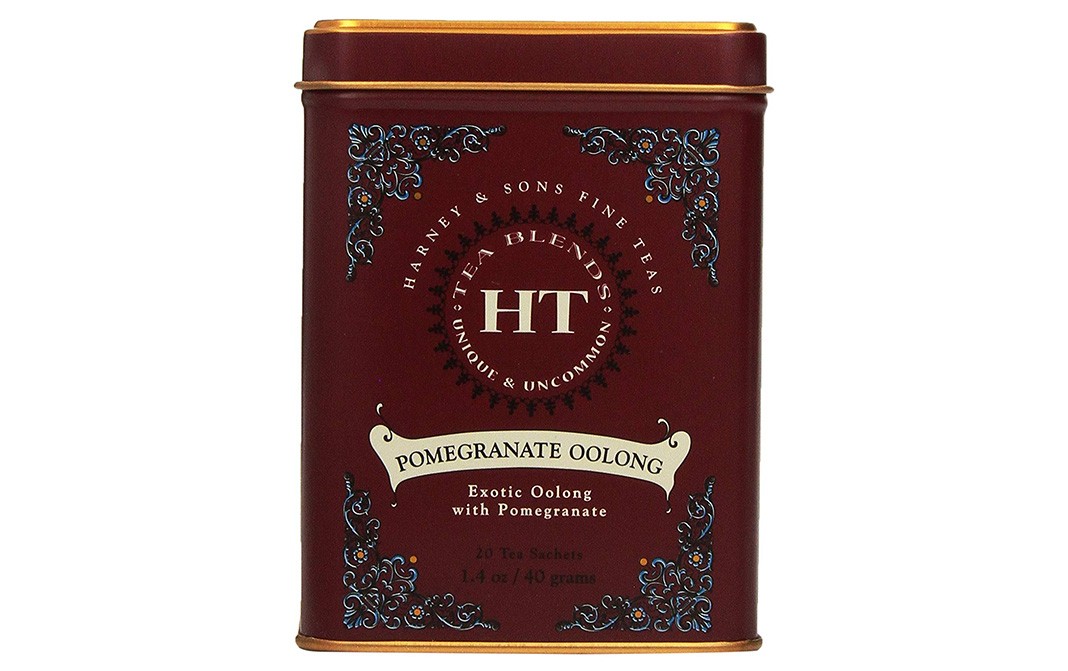 Harney & Sons Pomegranate Oolong Tea  Tin  20 pcs